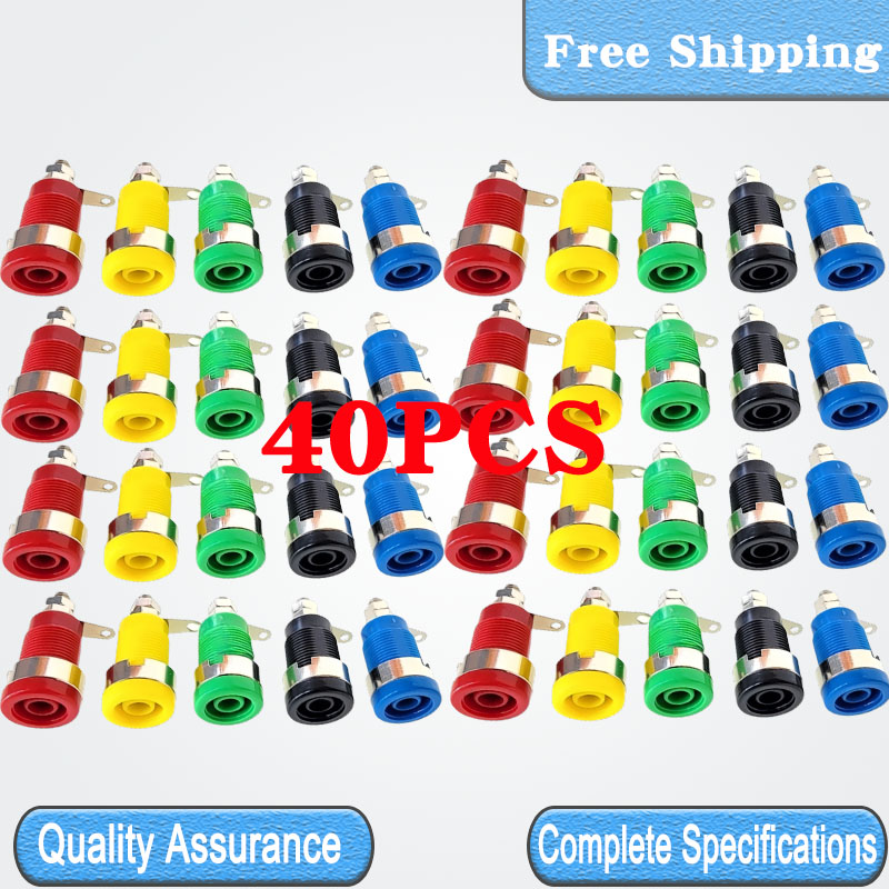 Diy Electronics Gadgets - 40PCS 4mm 32A Banana Socket Terminal