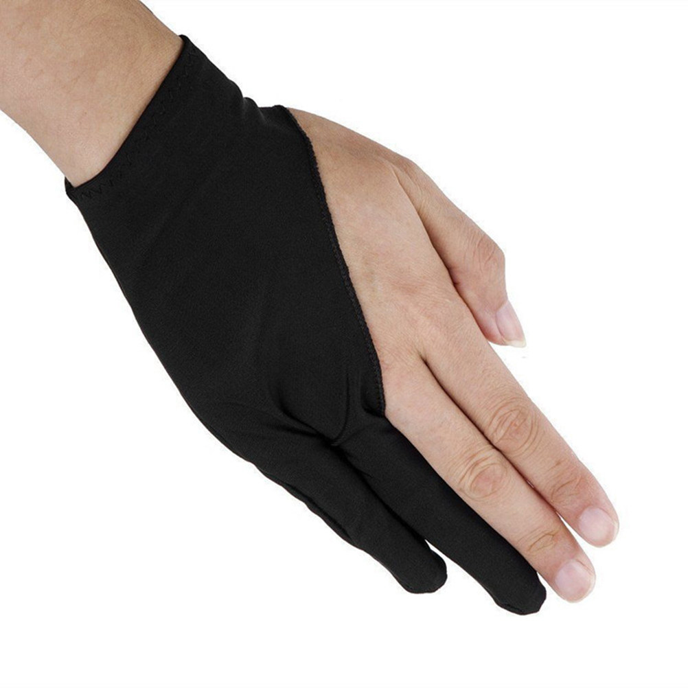 Digital Drawing Tablet - 4Pcs Spandex Two Finger Drawing Gloves