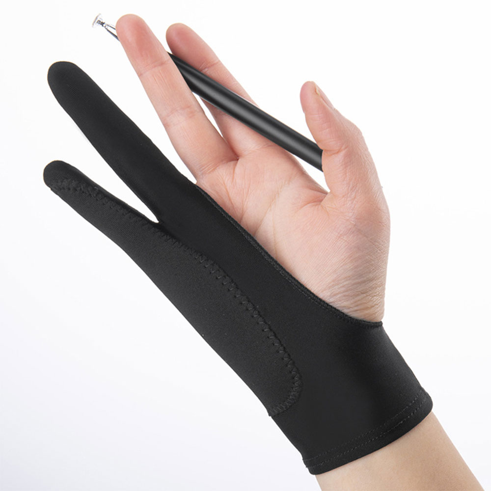 Digital Drawing Tablet - Anti-touch Two-Finger Hand Painting Gloves Oil