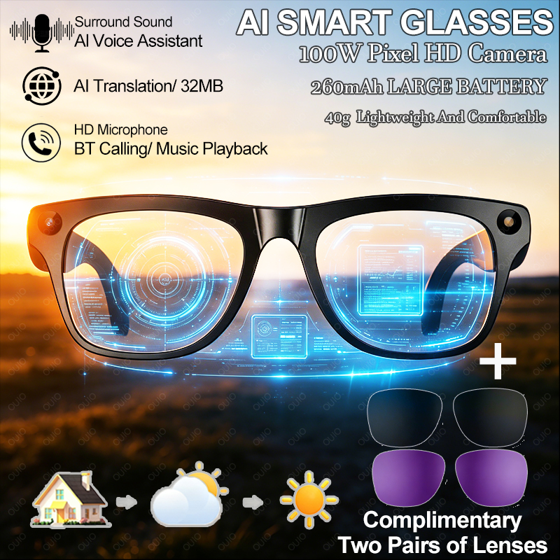 Smart Glasses Ar - 2026 New AI Smart Translation Glasses