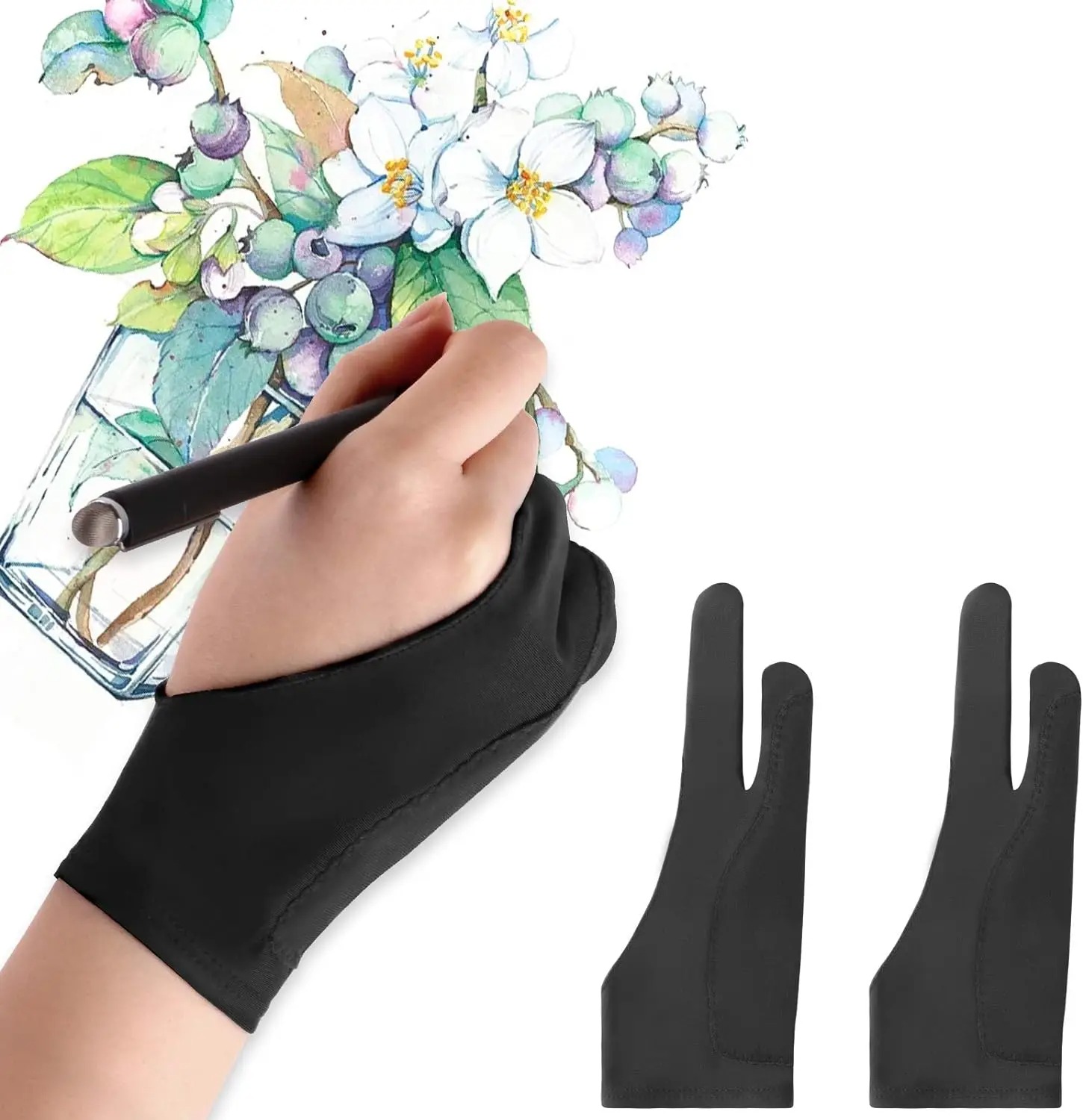 2-Finger Anti Touch Gloves for - Digital Drawing Tablet review and price