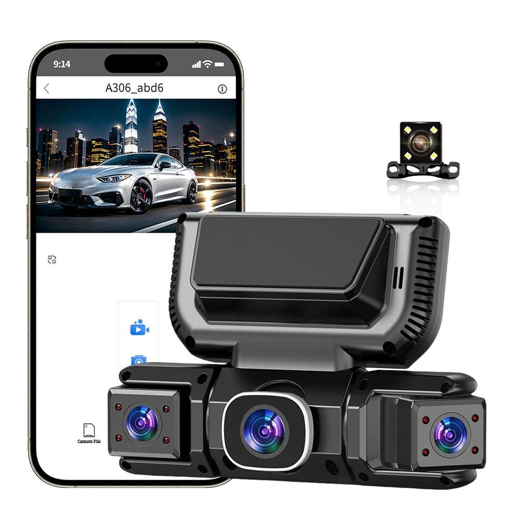 New WIFI 4Channel 360 Degree C - Panoramic Dash Cam 360 review and price
