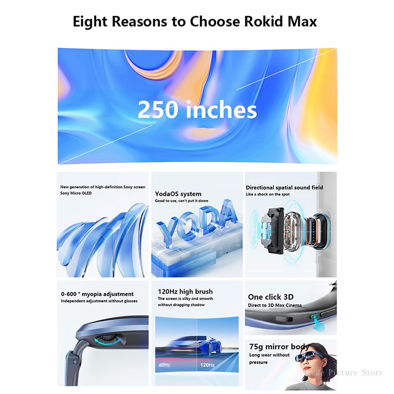 Rokid Max AR 3D Smart Glasses  - Smart Glasses Ar review and price