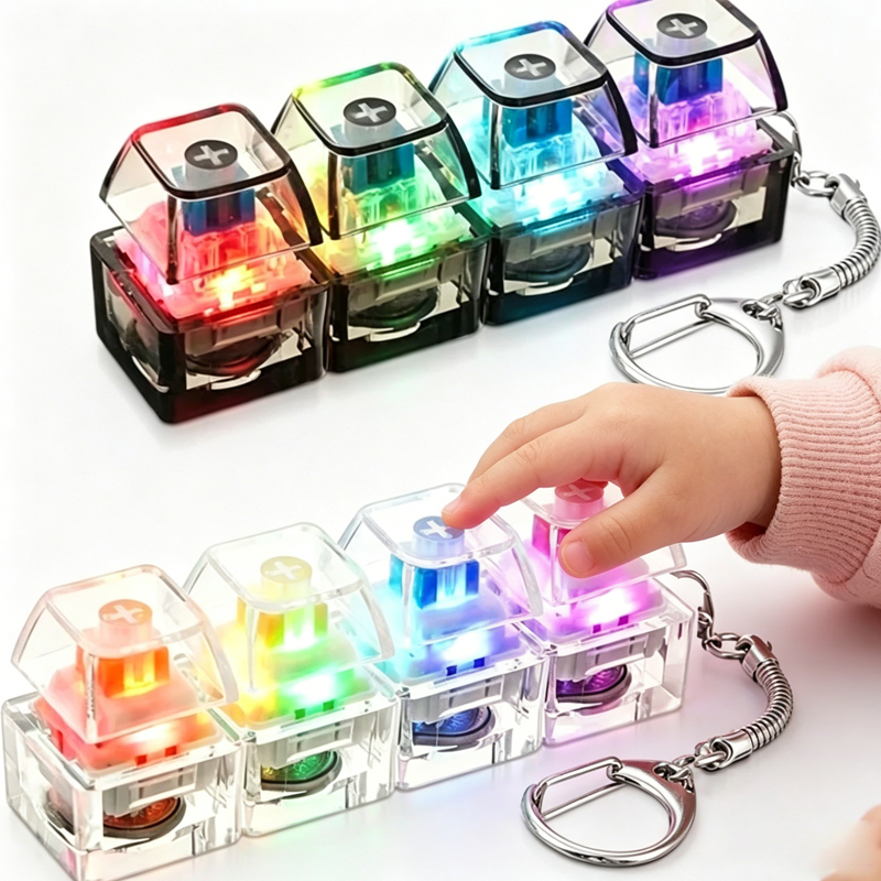 LED Keyboard Keychain Fidget;  - Electronics Gadgets For Kids review and price