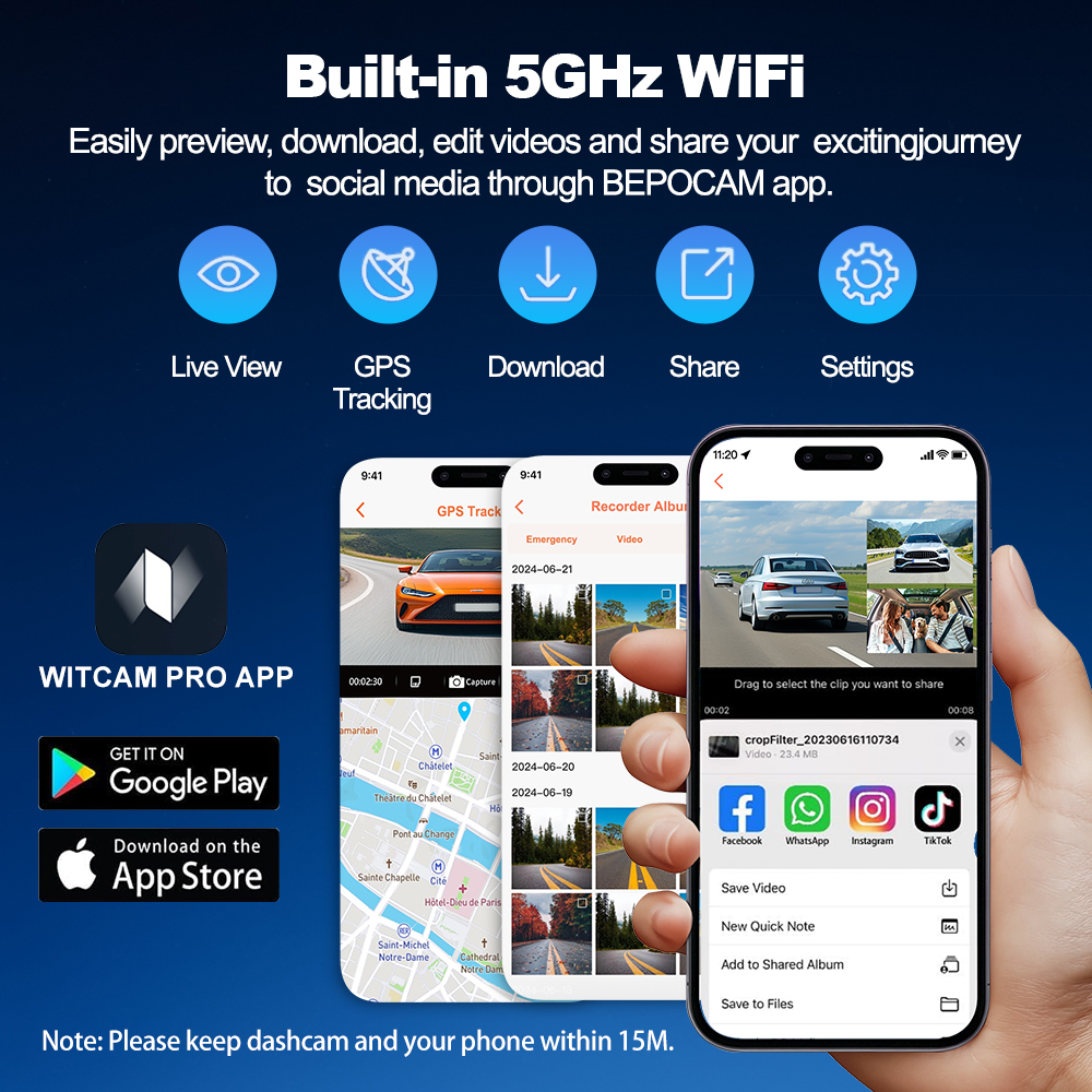 BEPOCAM 4CH 4K Dash Camera for - Panoramic Dash Cam 360 review and price