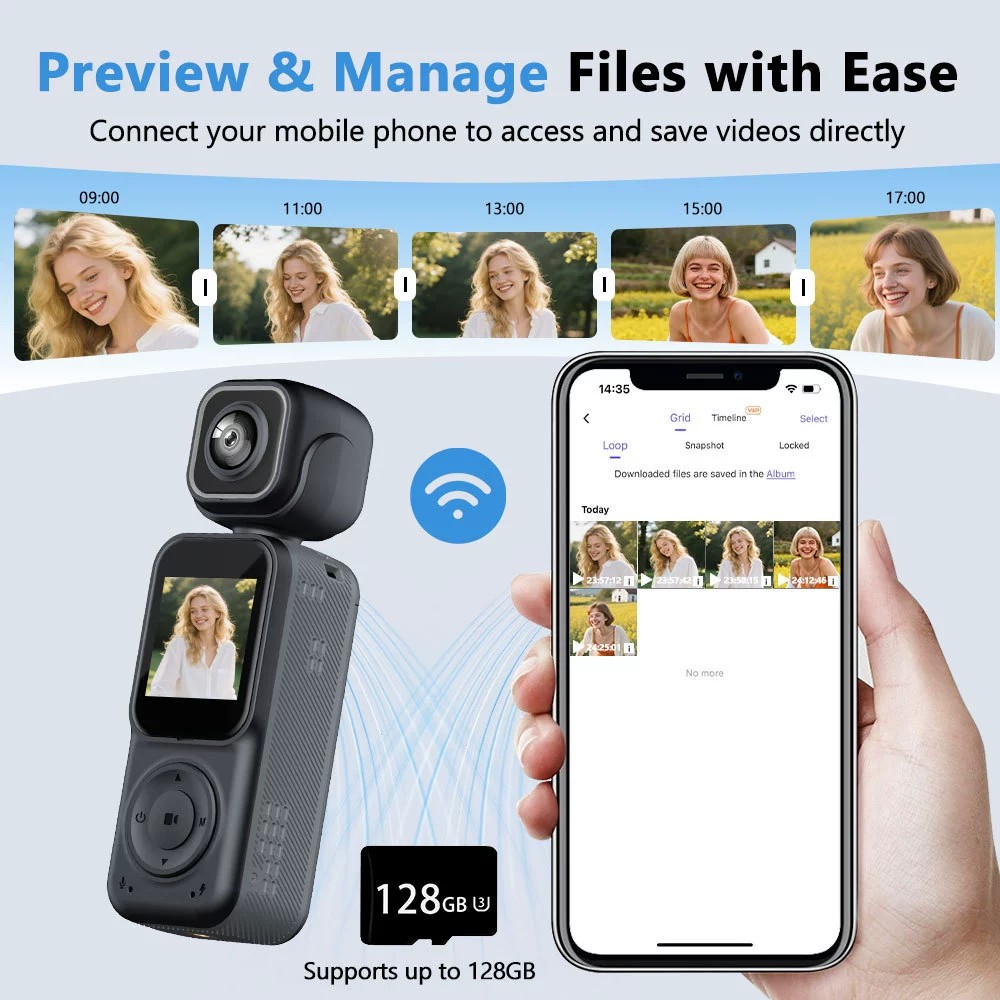 Portable Body Camera WiFi Infr - Compact Camera Mirrorless review and price