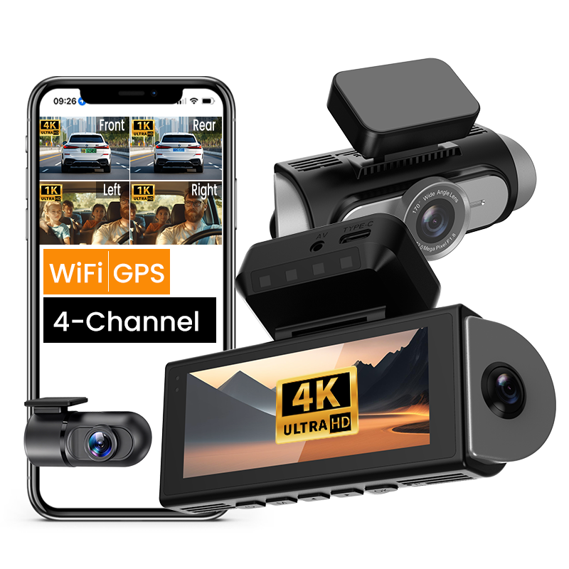 2026 WiFi GPS Car DVR Cam Vide - Panoramic Dash Cam 360 review and price