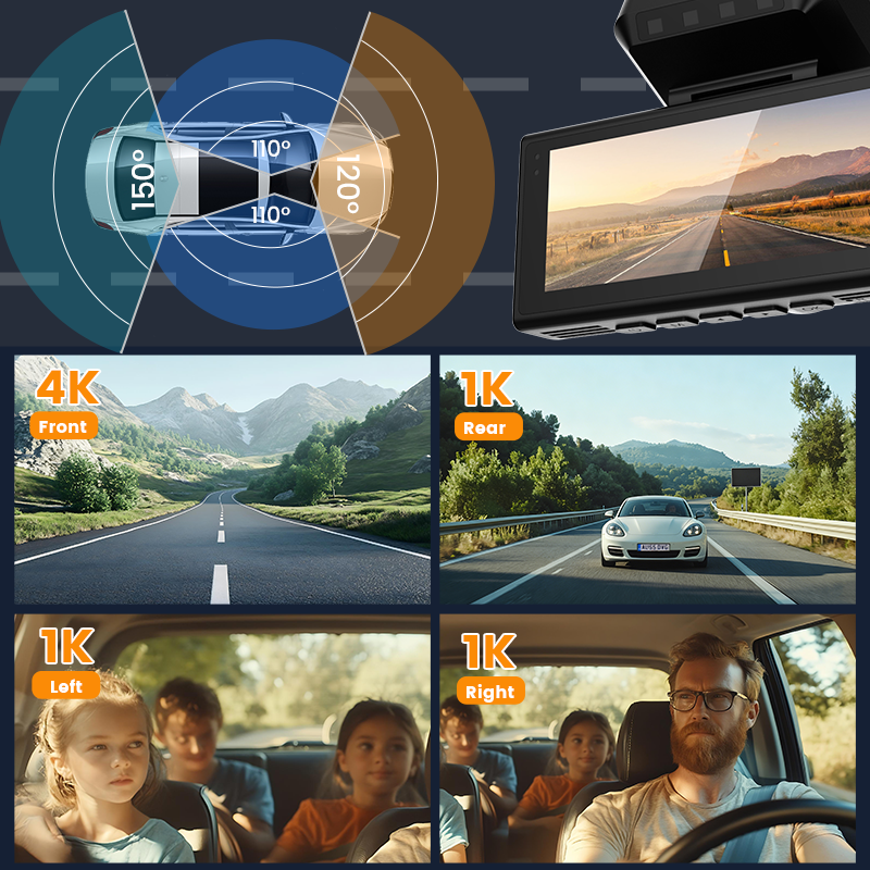 2026 WiFi GPS Car DVR Cam Vide - Panoramic Dash Cam 360 review and price