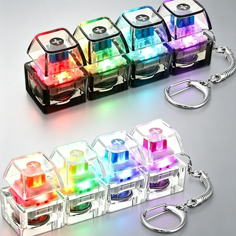 LED Keyboard Keychain Fidget T - Electronics Gadgets For Kids review and price