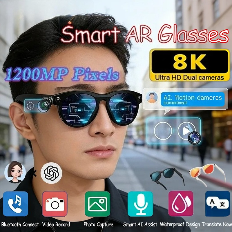 8KHD Smart AI Glasses Color Ch - Smart Glasses Ar review and price