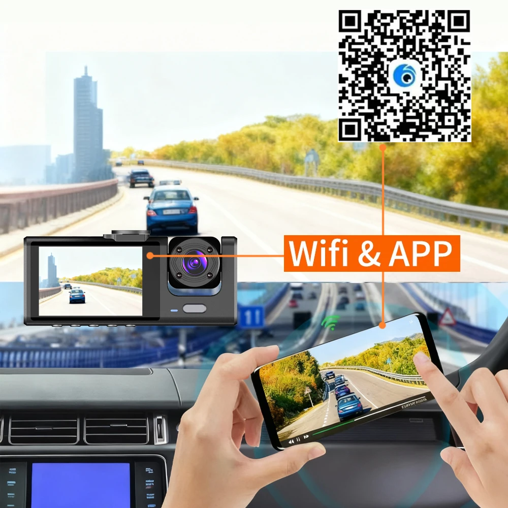 Dash Cam 3 Channel Car 360°All - Panoramic Dash Cam 360 review and price