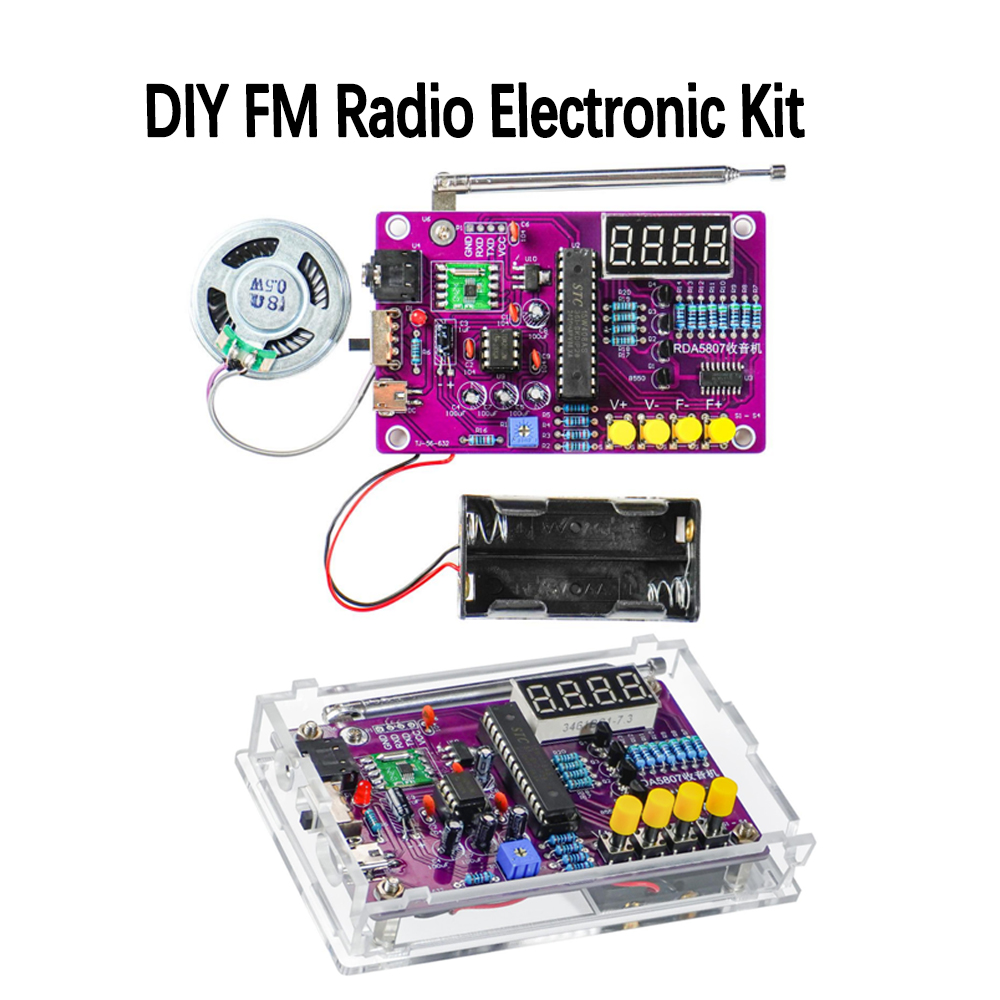 DIY FM Radio Electronic Kit 87 - Diy Electronics Gadgets review and price