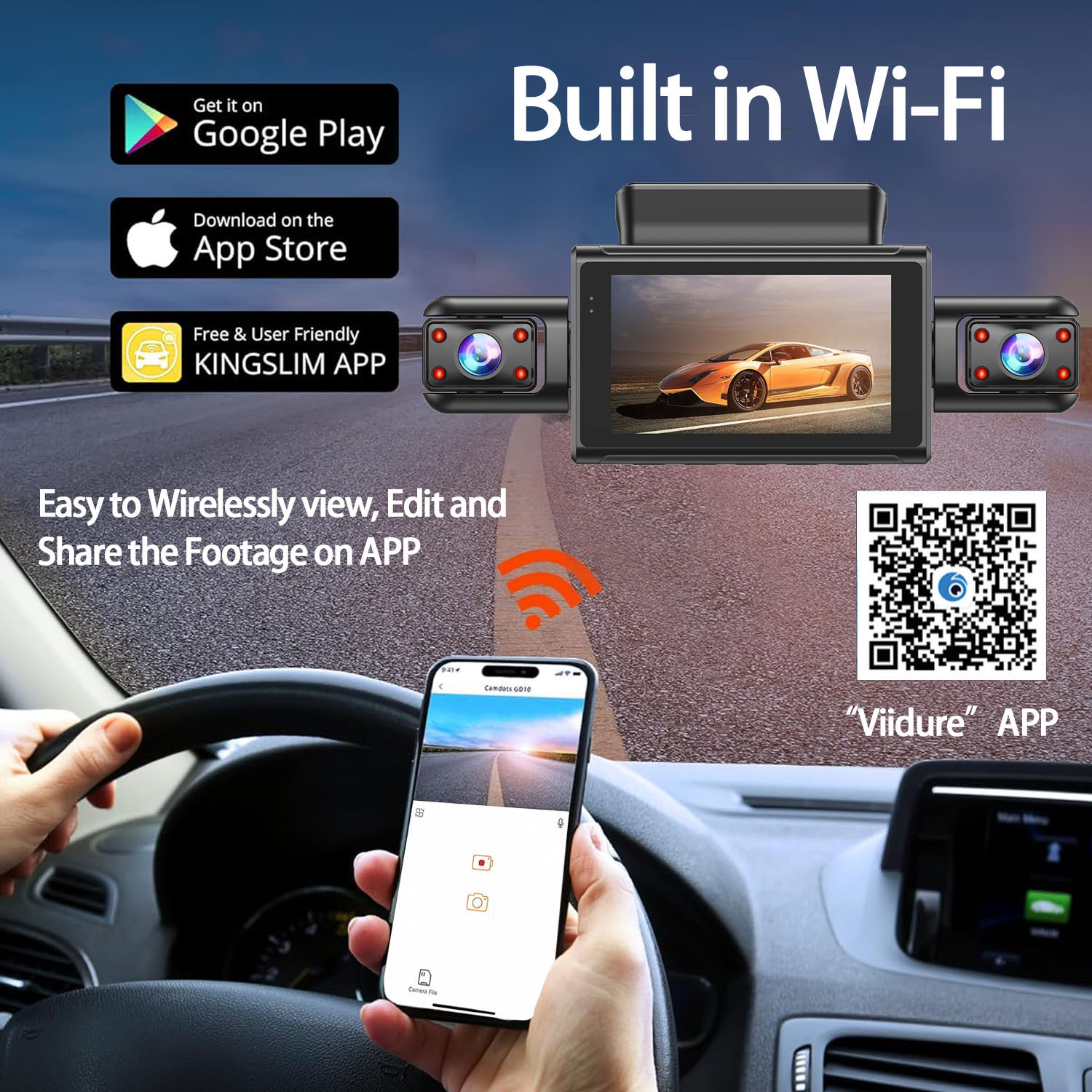 360 Degree 4 Cameras Dash Cam  - Panoramic Dash Cam 360 review and price