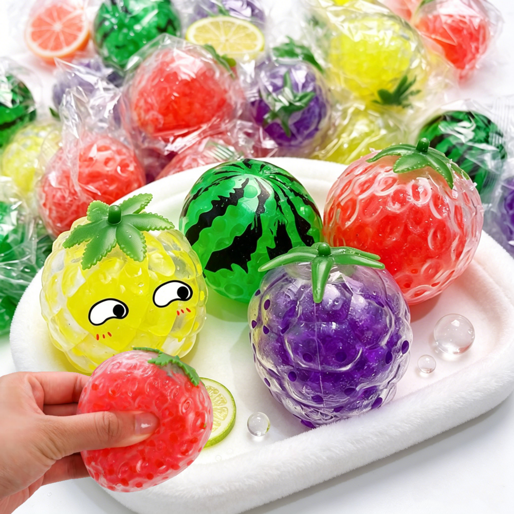 Fruit Shaped Squeeze Ball Toy  - Electronics Gadgets For Kids review and price