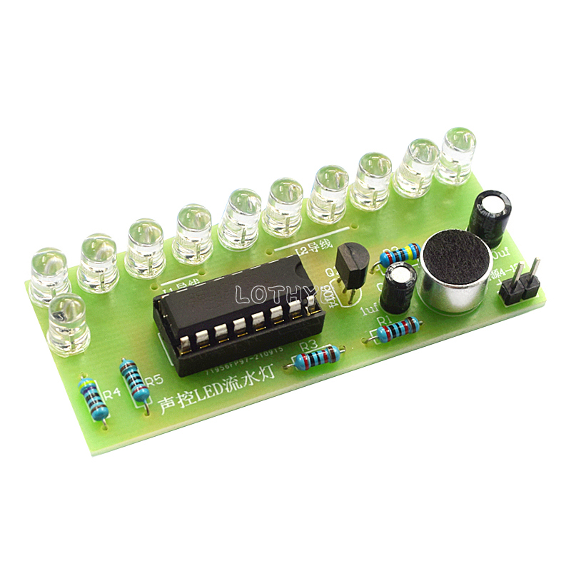 CD4017 Voice Control LED Water - Diy Electronics Gadgets review and price