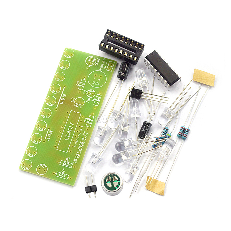 CD4017 Voice Control LED Water - Diy Electronics Gadgets review and price