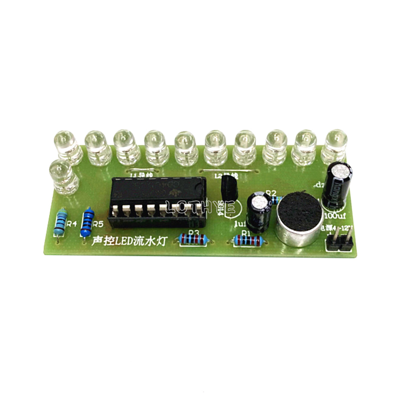 CD4017 Voice Control LED Water - Diy Electronics Gadgets review and price