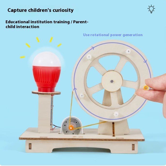 DIY Wooden Hand Generator Kids - Electronics Gadgets For Kids review and price