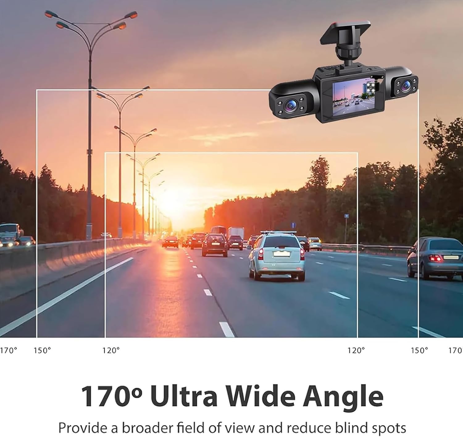 All-Round 360 Degree 1080P Pan - Panoramic Dash Cam 360 review and price