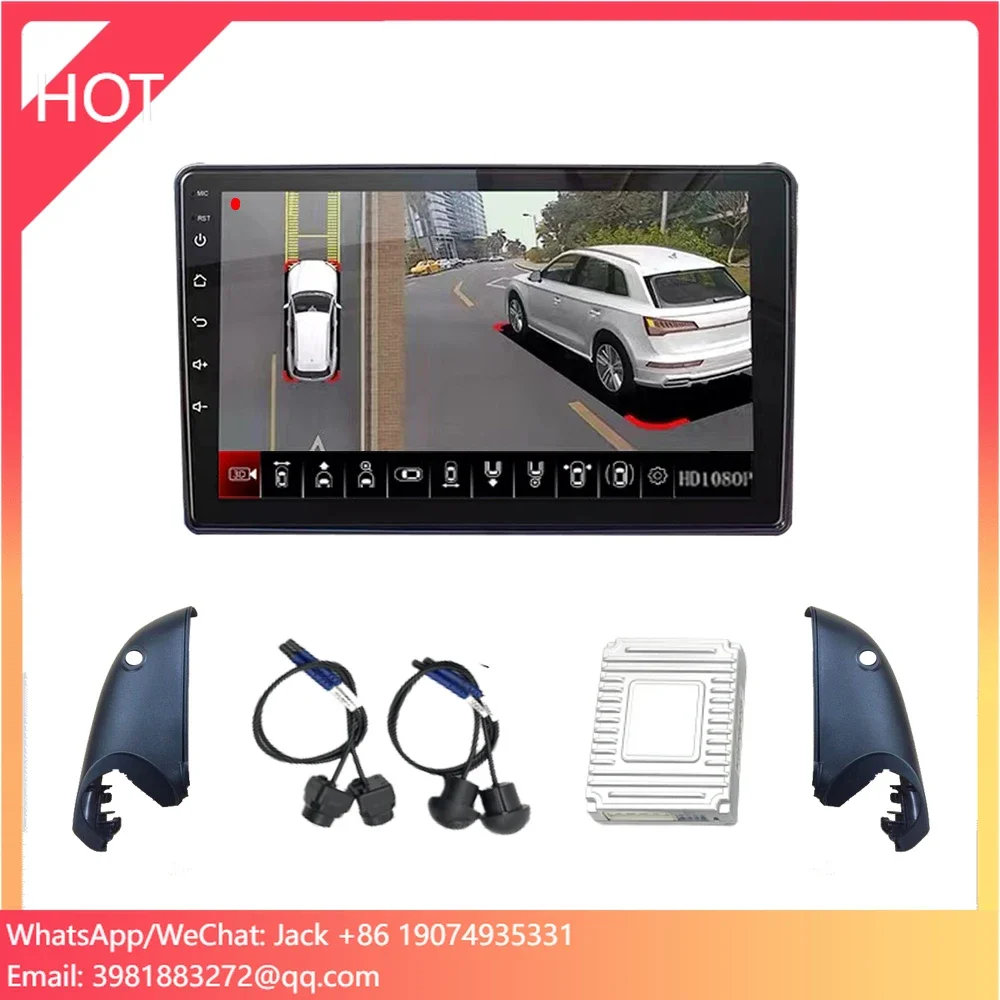 Wide Angle 1080p 4 Camera 360  - Panoramic Dash Cam 360 review and price