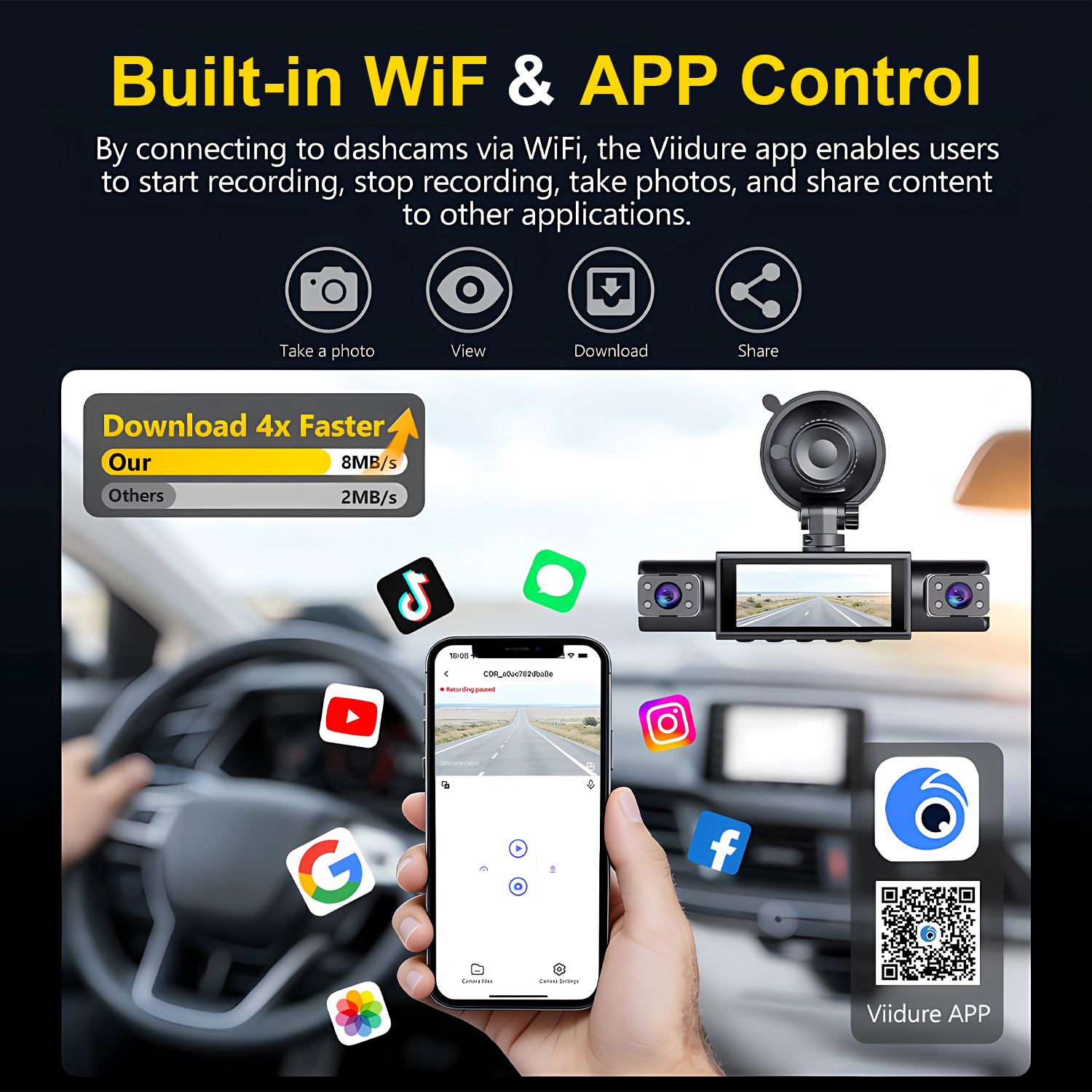 4 Channel UHD 1080P Car DVR 4- - Panoramic Dash Cam 360 review and price