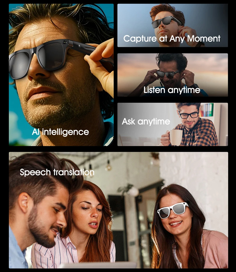 8K AI Smart Glasses Bluetooth  - Smart Glasses Ar review and price