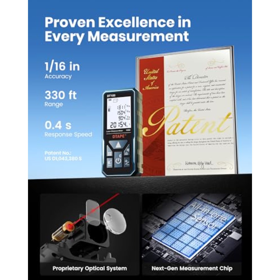 Laser Measure 330 Ft Digital L - Electronics & Gadgets Starting With C review and price